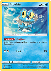 Froakie Forbidden Light Pokemon Card