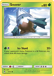 Snover Forbidden Light Card List