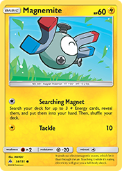 Magnemite Forbidden Light Pokemon Card