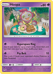 Hoopa Forbidden Light Pokemon Card