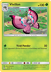 Vivillon Forbidden Light Card List