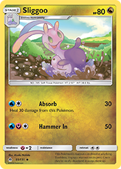 Sliggoo Forbidden Light Pokemon Card