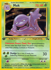 Muk Fossil Card List