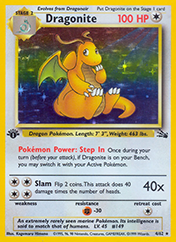 Dragonite Fossil Card List