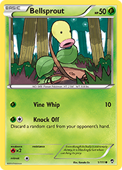 Bellsprout Furious Fists Card List