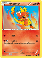 Magmar Furious Fists Card List