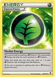 Herbal Energy Furious Fists Pokemon Card