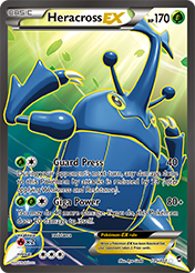 Heracross-EX Furious Fists Pokemon Card