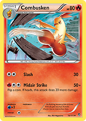 Combusken Furious Fists Card List