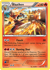 Blaziken Furious Fists Card List