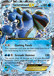 Seismitoad-EX Furious Fists Card List