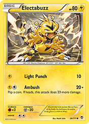 Electabuzz Furious Fists Pokemon Card