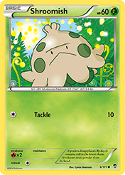 Shroomish Furious Fists Pokemon Card