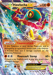 Hawlucha-EX Furious Fists Pokemon Card