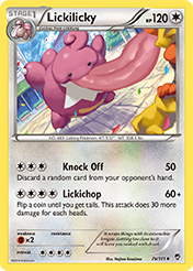 Lickilicky Furious Fists Pokemon Card