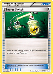 Energy Switch Furious Fists Pokemon Card