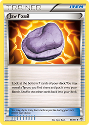 Jaw Fossil Furious Fists Pokemon Card