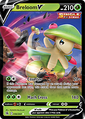 Breloom V Fusion Strike Pokemon Card