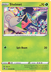 Shelmet Fusion Strike Pokemon Card