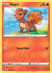 Vulpix Fusion Strike Pokemon Card