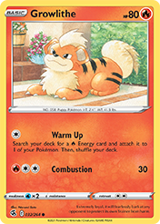 Growlithe Fusion Strike Pokemon Card