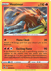 Heatmor Fusion Strike Pokemon Card