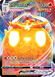 Cinderace VMAX Fusion Strike Pokemon Card