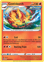 Centiskorch Fusion Strike Pokemon Card
