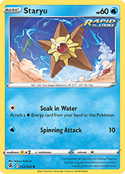 Staryu Fusion Strike Pokemon Card
