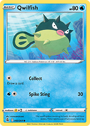 Qwilfish Fusion Strike Pokemon Card