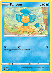Panpour Fusion Strike Pokemon Card