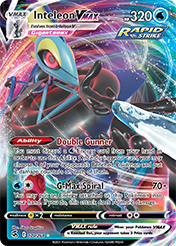 Inteleon VMAX Fusion Strike Pokemon Card