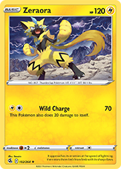 Zeraora Fusion Strike Pokemon Card