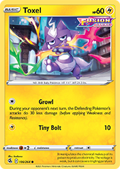 Toxel Fusion Strike Pokemon Card