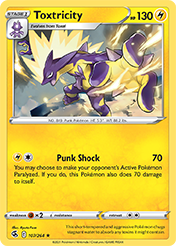 Toxtricity Fusion Strike Pokemon Card