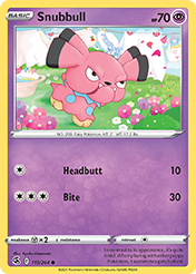 Snubbull Fusion Strike Pokemon Card
