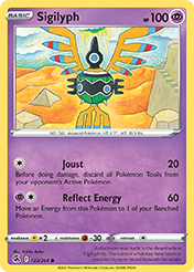 Sigilyph Fusion Strike Pokemon Card