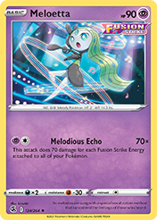 Meloetta Fusion Strike Pokemon Card