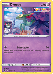 Dreepy Fusion Strike Pokemon Card