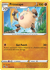 Primeape Fusion Strike Pokemon Card