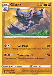 Gliscor Fusion Strike Pokemon Card