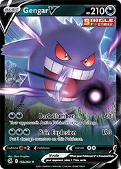Gengar V Fusion Strike Pokemon Card