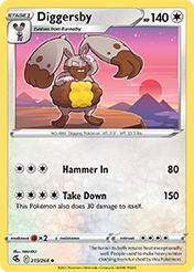 Diggersby Fusion Strike Pokemon Card