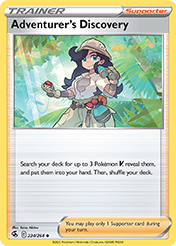 Adventurer's Discovery Fusion Strike Pokemon Card