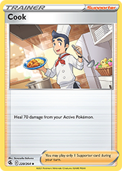 Cook Fusion Strike Pokemon Card