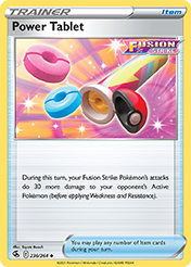 Power Tablet Fusion Strike Pokemon Card