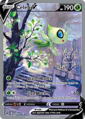 Celebi V Fusion Strike Pokemon Card