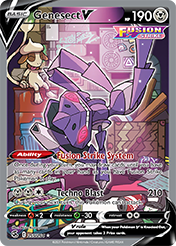 Genesect V Fusion Strike Pokemon Card