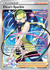 Elesa's Sparkle Fusion Strike Pokemon Card