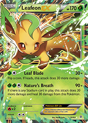 Leafeon-EX Generations Pokemon Card